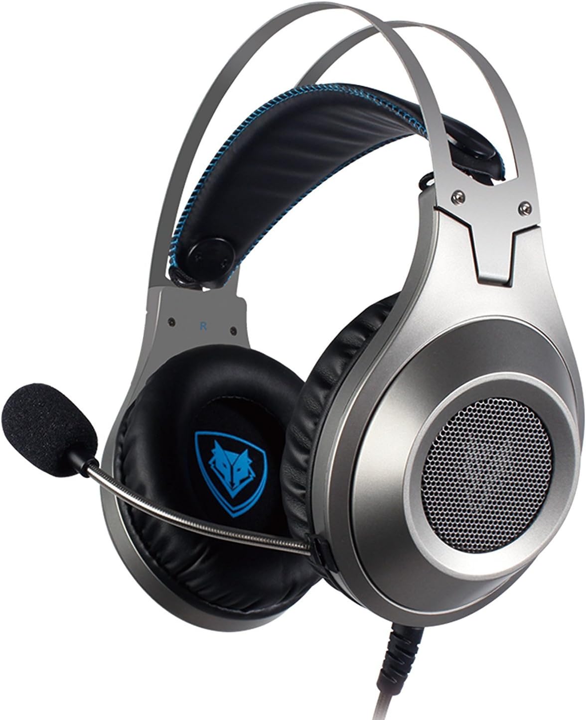 computer microphone with headset