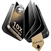 ESR Accessory Glass by Corning™ 3 Pack 9H+ Glass for iPhone 16 Pro Max Privacy Screen Protector, Military Grade Shatterproof & Durable with UltraFit Tray