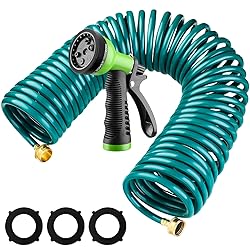 Pangda 100 Ft/ 50 Ft/ 25 Ft x 3/8'' Coil Garden