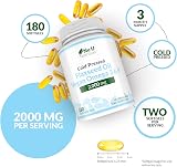 Nu U Nutrition Flaxseed Oil 2000mg 180 Softgels Vegan Omegas 3 6 9 view 3