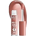 NYX PROFESSIONAL MAKEUP This Is Milky Gloss, Lip Gloss with 12 Hour Hydration, Vegan - Choco Latte Shake (Milk Chocolate)