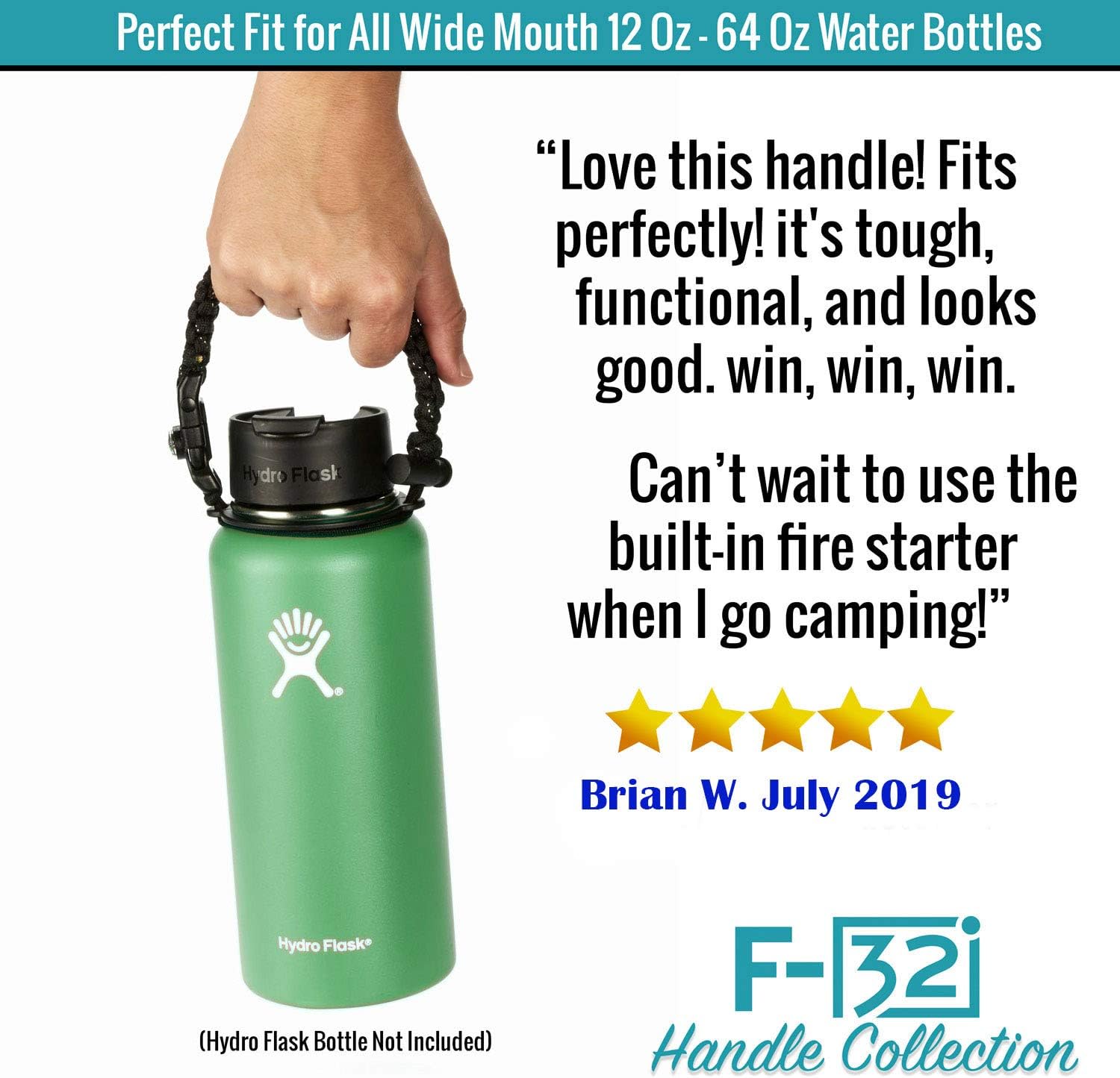 braided handle for hydro flask