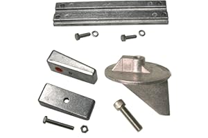 US Marine Products LLC Aluminum Anode Kit for Mercury 75, 80, 90, 100 and 115 HP Outboards.
