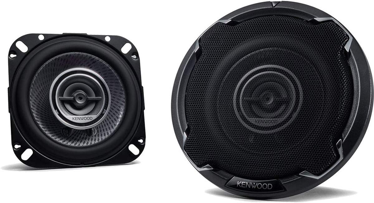 Kenwood KFC-PS1096 10 cm 2-Way Coaxial Speakers, Black