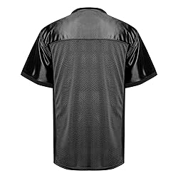 MESOSPERO Blank Football Jersey,Men's 90s Hip Hop