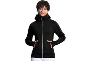 THE GYM PEOPLE Women's Zip Up Hoodies Fleece Workout Jackets Sweatshirts with Pockets Thumb Hole