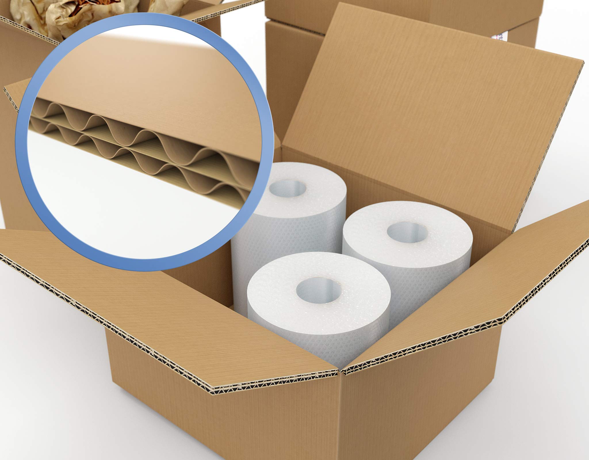 Ambassador Packing Carton Double Wall Strong Flat-packed 305x305x305mm Ref SC-12 [Pack of 15] , 59122, Brown