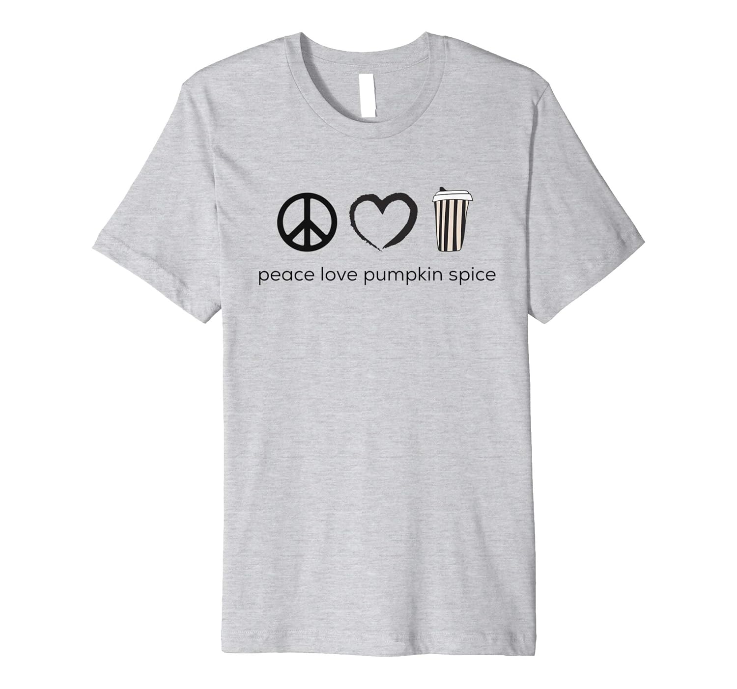 Peace Love Pumpkin Spice Latte Fall Season T shirt-ANZ