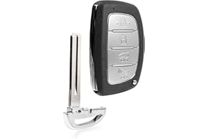Keyless Entry Remote Key Fob Replacement 4-Button for 2019 2020 2021 Hyundai Tucson (TQ8-FOB-4F11, 95440-D3510)