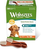 Whimzees Toothbrush L Month Box 30 Pieces Dog Dental Sticks Large Breed