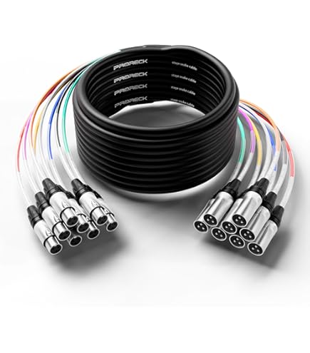 Amazon.com: Hosa SH-8X0-25 Pro-Conex Little Bro' Sub Snake, 8 Hosa