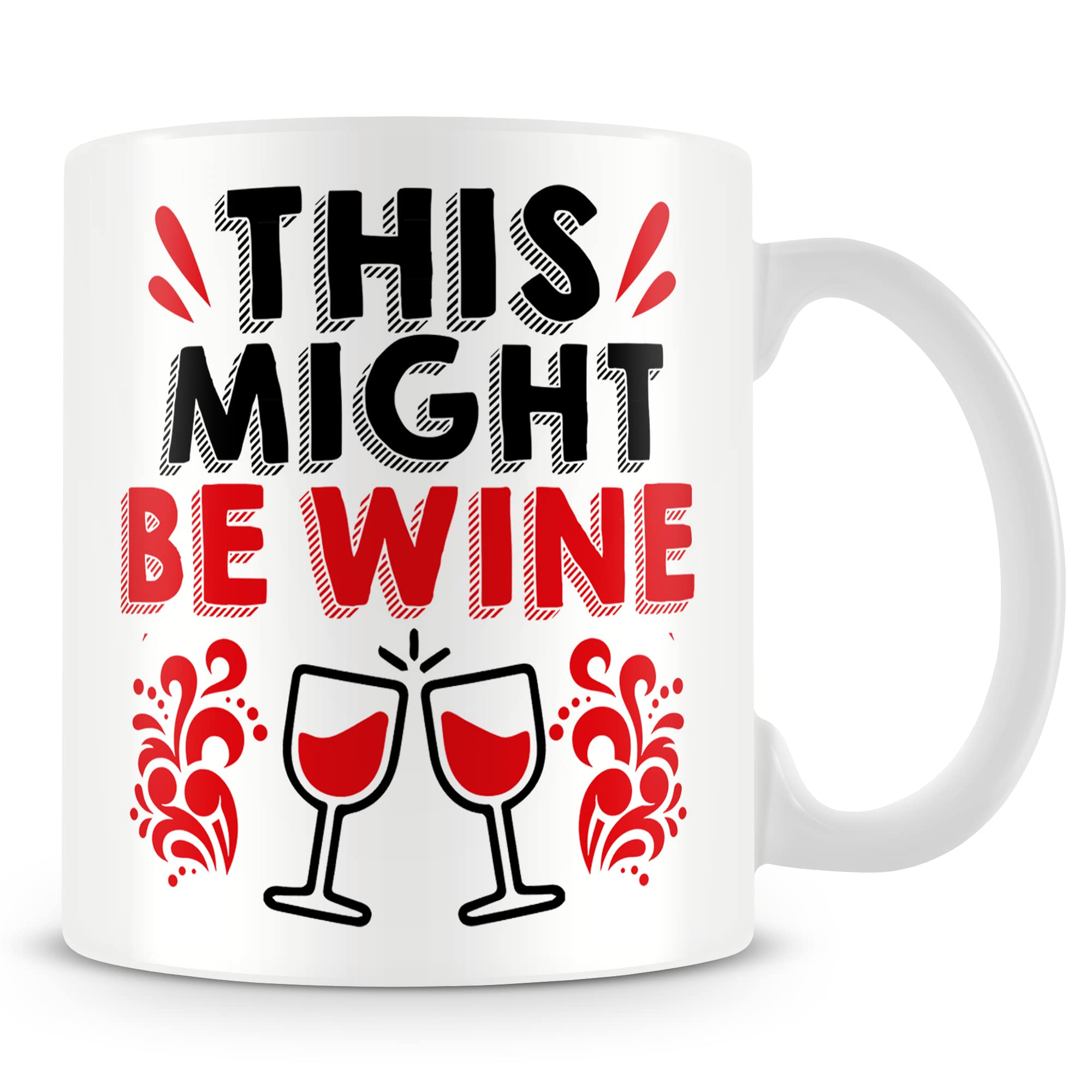 Funny Work Wine Mug Gift
