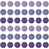 CRAFTYMELODY 45Pcs Rhinestone Beads 3 Colors Resin Round Ball Beads Crystal Bead Round Diamond Bead Bulk for Bracelet Necklace Jewelry Making DIY Crafts Supplies Beadable Pens Decoration