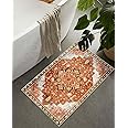 Amazon.com: Seavish Vintage Persian Bathroom Rugs Non Slip Oriental Rug ...