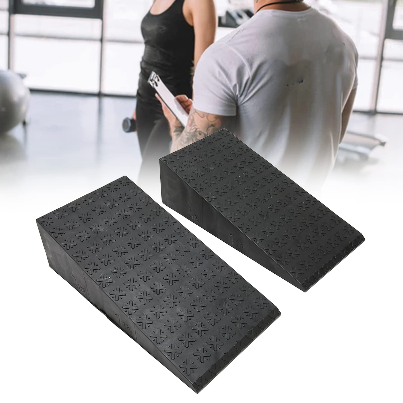 1 Set Lightning Starting Block Sprinter Pedals, Scholastic Starting Block with Skid Resistance Stripe Thicker Starting Block Plastic Pedals for Sports Training Competitions