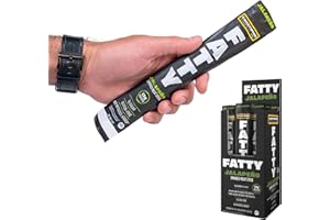 AMERICAN MADE SWEETWOOD SMOKEHOUSE FATTY Grass-Fed Beef Smoked Meat Sticks, Jalapeno Flavor, 13g Protein Per Stick, 2 oz. (Pack of 20)