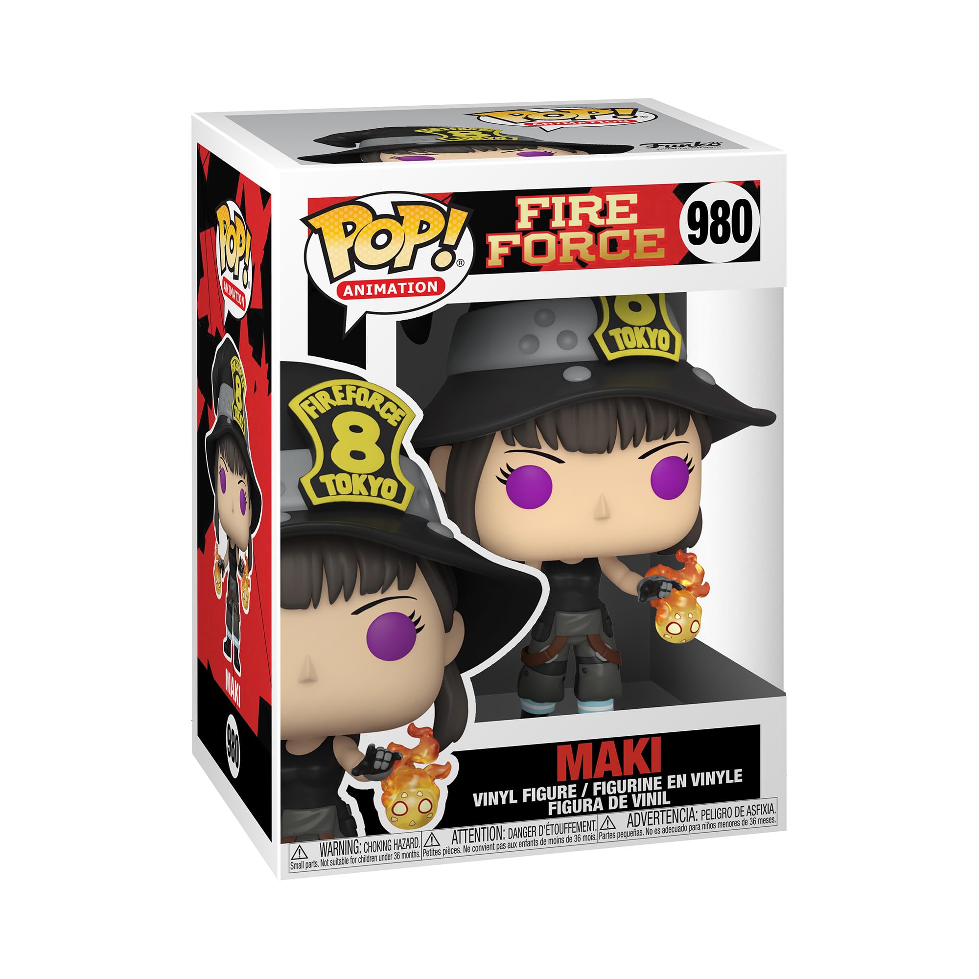 Funko POP! Animation: Fire Force - Maki Oze - Collectable Vinyl Figure - Gift Idea - Official Merchandise - Toys for Kids & Adults - Anime Fans - Model Figure for Collectors and Display