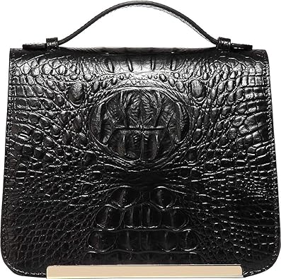 crocodile embossed leather handbags