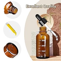 4Pcs Dropper Bottles Tincture Bottles with Dropper