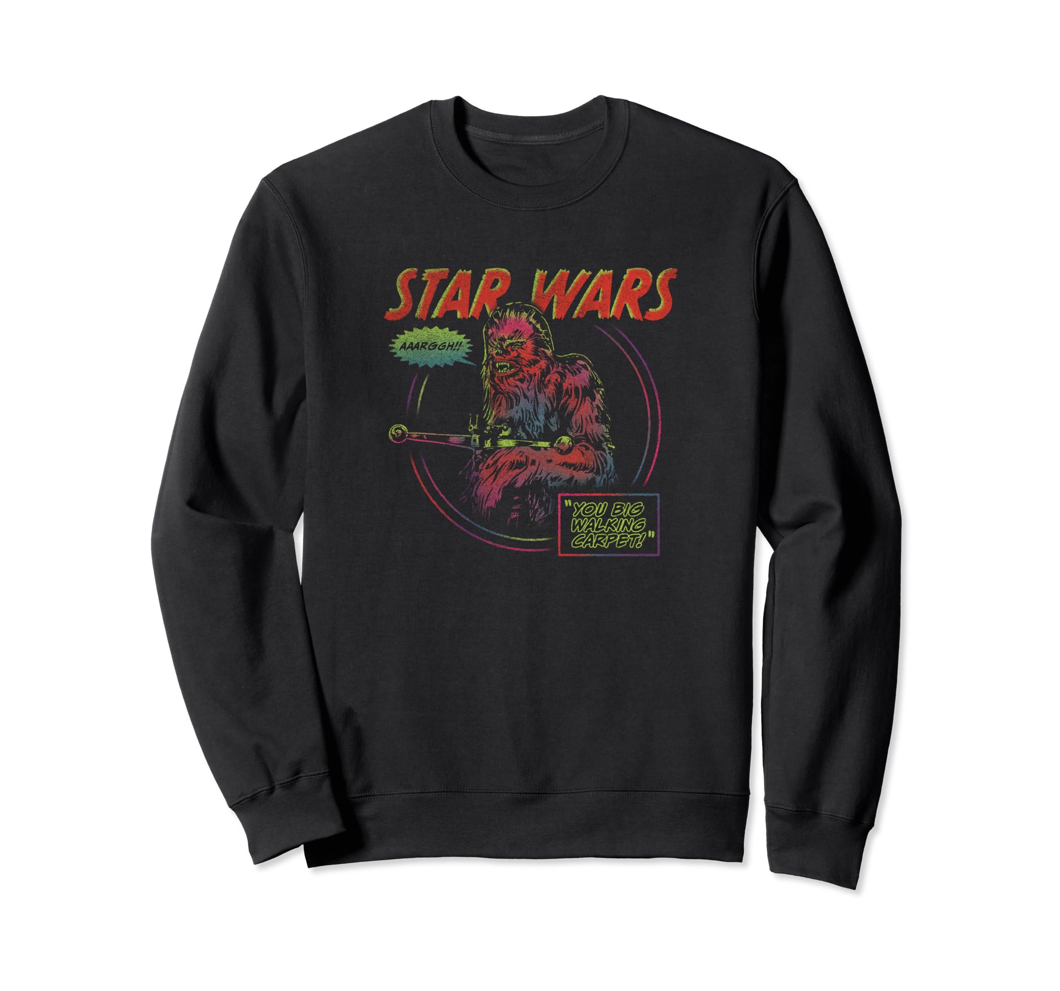 Star Wars Chewbacca Neon Line Pop Big Walking Carpet Sweatshirt