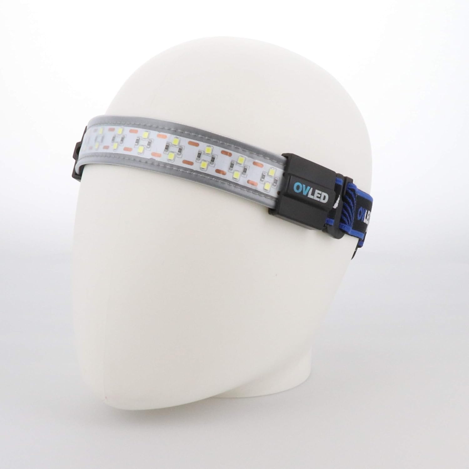 OV LED 802100 Broadbeam LED Headlamp, Ultra-Low Profile Durable Elastic Headband, 210° Illumination, 300 Lumens, 20 Bright LED Lights, 3 AAA Battery Powered, 3 Power Settings: Industrial & Scientific