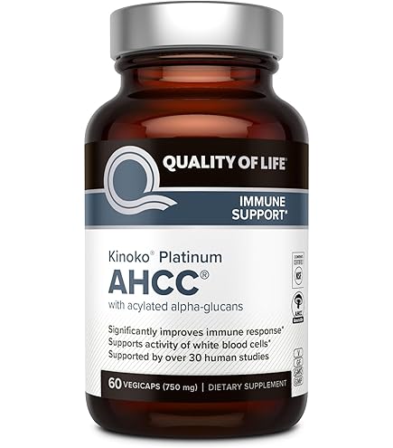 Amazon.com: Quality of Life Kinoko Gold AHCC, 500mg - 60 caps