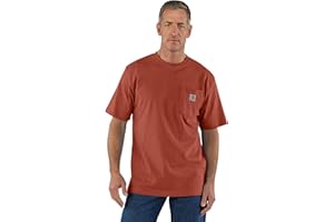 Carhartt Mens Loose Fit Heavyweight Short-Sleeve Pocket T-Shirt