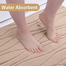 Buganda Memory Foam Bathroom Rug Mat 59x20, Extra