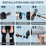 inShareplus Toilet Plunger High Pressure Unblocker with 4 Heads & Gloves view 5