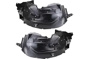 TRQ Inner Fender Liner Set Compatible with 2000-2003 Ford Excursion 1999-2004 F-250 Super Duty F-350 Super Duty FO1246108 FO1247108