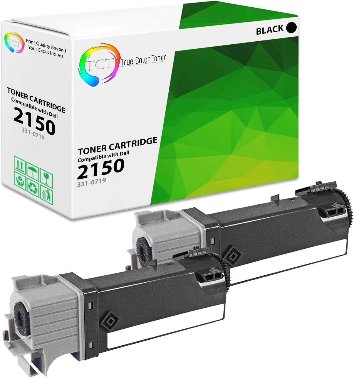 TCT Premium Compatible Toner Cartridge Replacement for Dell