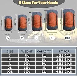 Frelaxy Compression Sack, Ultralight Sleeping Bag