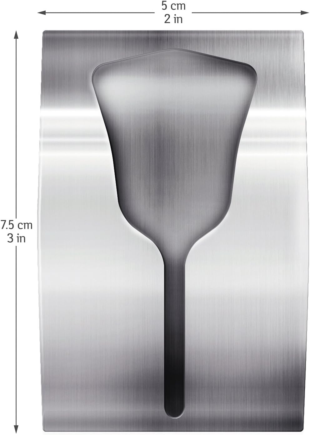 Tatkraft Ida Pack of 4 Self Adhesive Tea Towel Holder, Towel Rail for Bathroom and Kitchen Stainless Steel - Image 4