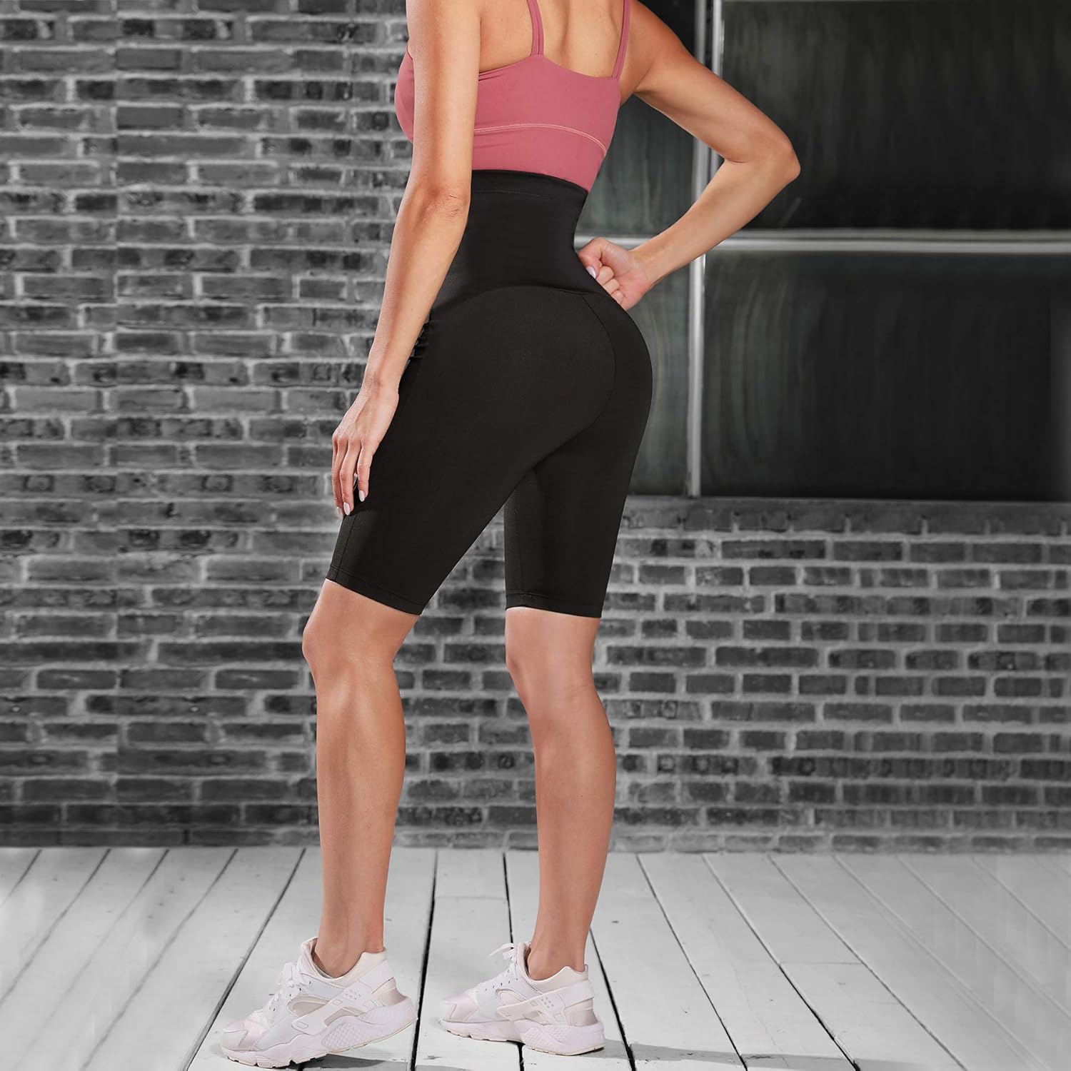 KUMAYES Sauna Sweat Pants for Women High Waist Slimming Shorts Compression Thermo Workout Exercise Body Shaper Thighs : Sports & Outdoors