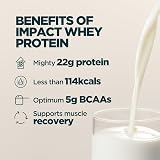 Myprotein Impact Whey Protein Powder Vanilla 1KG 22g Protein per Serving view 2