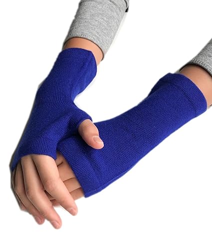 Prettystern Kaschmir Pulswärmer fingerlose Handschuhe Stulpen Weich Warm