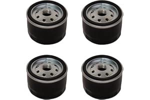 VIRTIONZ 492932S Oil Filter for Briggs and Stratton 492932 695396 696854 John Deere GY20577 AM125424 LG492932S Kawasaki 49065-0721 49065-7007 (Pack of 4)