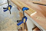 IRWIN Mini Bar Clamp 150mm Quick Grip 546el7 Black One Handed Clamp view 4