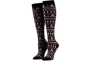Tipsy Elves Christmas Socks for Women - Fun and Festive Holiday Patterns - Knee High and Crew Socks