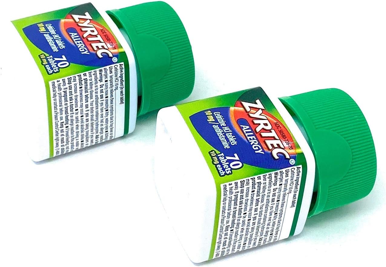 Zyrtec Allergy Relief Tablets, 140 Count: Health & Personal Care