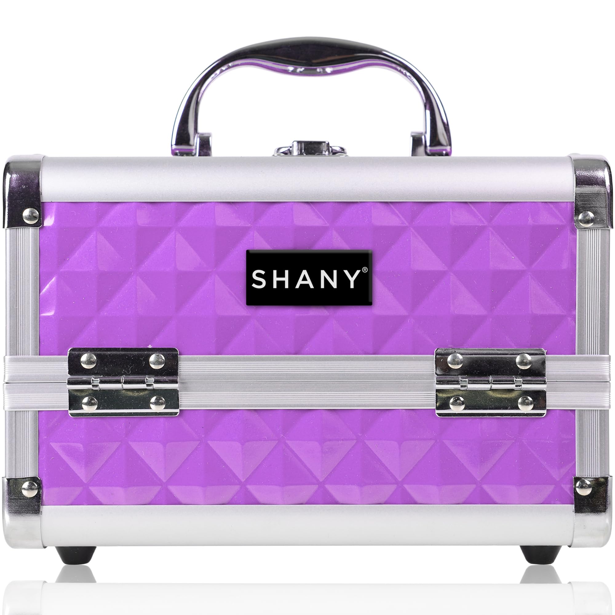 Shany Cosmetics Purple Diamond Makeup Train Case