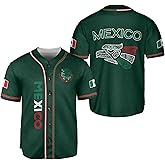 CHIARA CONTI11 Mexico Jersey Baseball, Mexico Jersey Men, Mexican Baseball Jerseys for Men