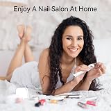 TOUCHBeauty 5 in 1 Nail Drill Kit with UV Dryer Gold Battery Powered view 7