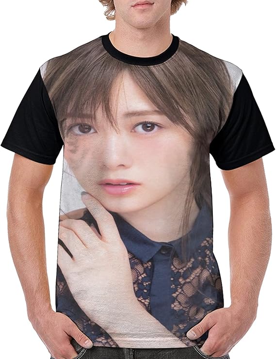 Amazon Co Jp 白石麻衣 3メンズ半袖3dプリント夏服吸収性と速乾性のトップス薄いtシャツ毎日のファッションシンプルで柔らかく快適なスポーツtシャツ 服 ファッション小物