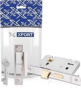 XFORT 3 Lever Polished Chrome Mortice Sashlock 65mm with Key view 9