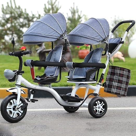 triciclo doble para niños