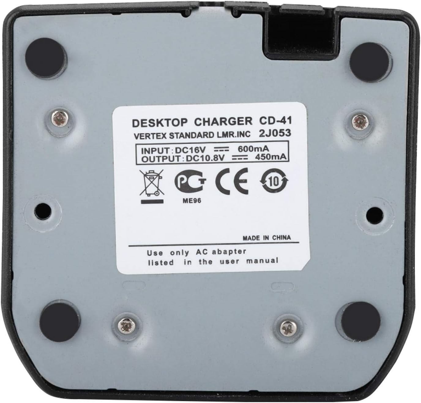 8R CD41 Desktop Snellader DC44V Snel Opladen Walkie Talkie Batterijoplaadstation Geschikt voor VX 8R VX 8E VX 8dr VX 8de VX 8gr VX 8ge FT 1dr FT 2dr