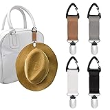 Dimeho 4 Pack Hat Clip Elastic Travel Caps Carrier