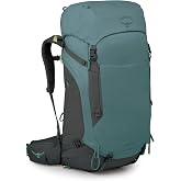 Osprey Kyte LT 65L Women's Backpacking Backpack, Blue OS | hiking pack, camping gear, overnight trail pack, waterproof raincover, rain cover included, waterproof storage, dry bag