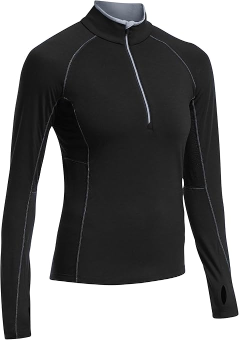 Icebreaker Women's Zone Long Sleeve Half Zip Jersey: Amazon.co.uk: Clothing